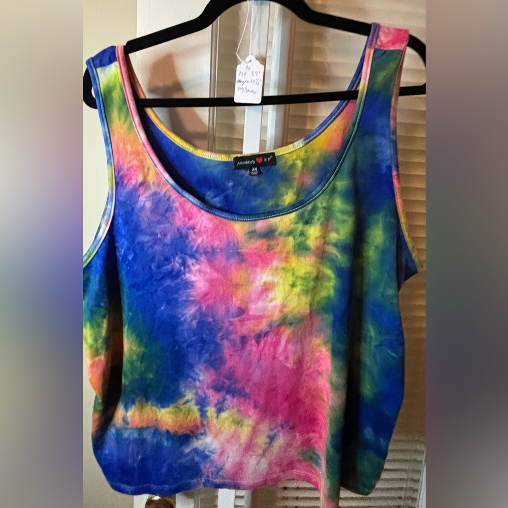 Colorful Tank-Size 3X